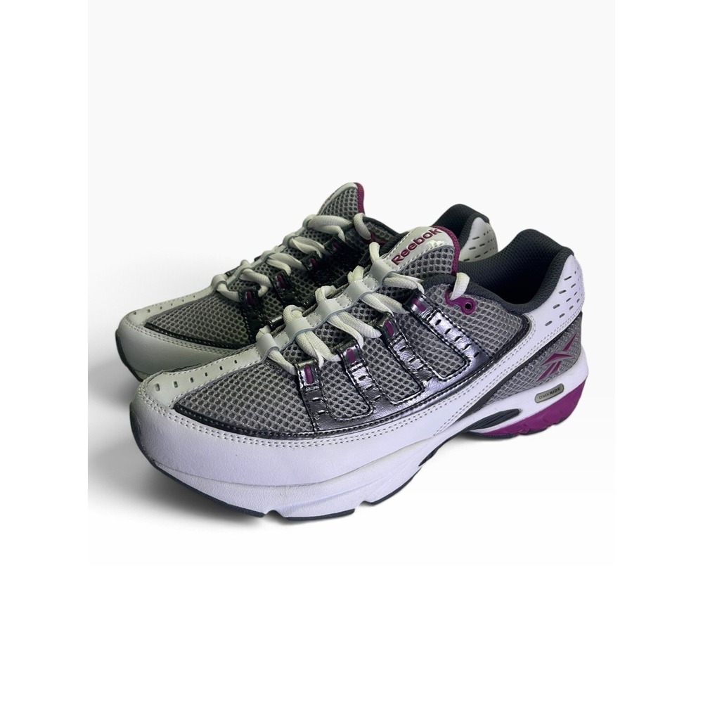 Reebok DMX Ride Women's Running Shoes Size 8.5 Gray White Pink NWOB